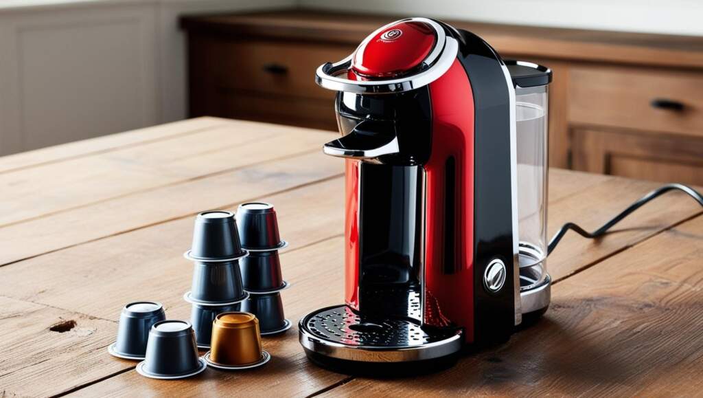 Cafeteira elétrica tipo Nespresso