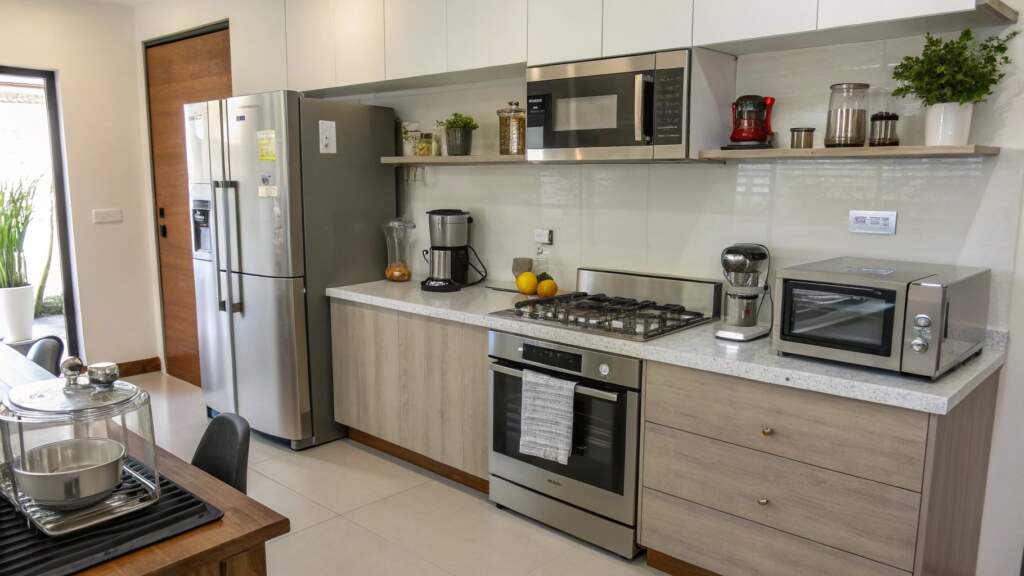 Cozinha completa para o casal recém casado