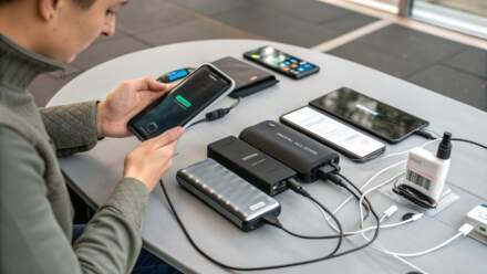 Baterias extras e carregadores turbo